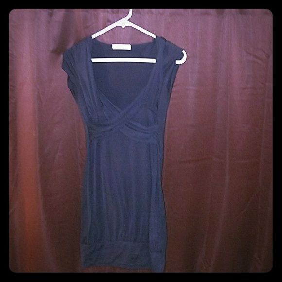 Charlotte Russe Tops - Charlotte Russe Longer Black Top sz s/m